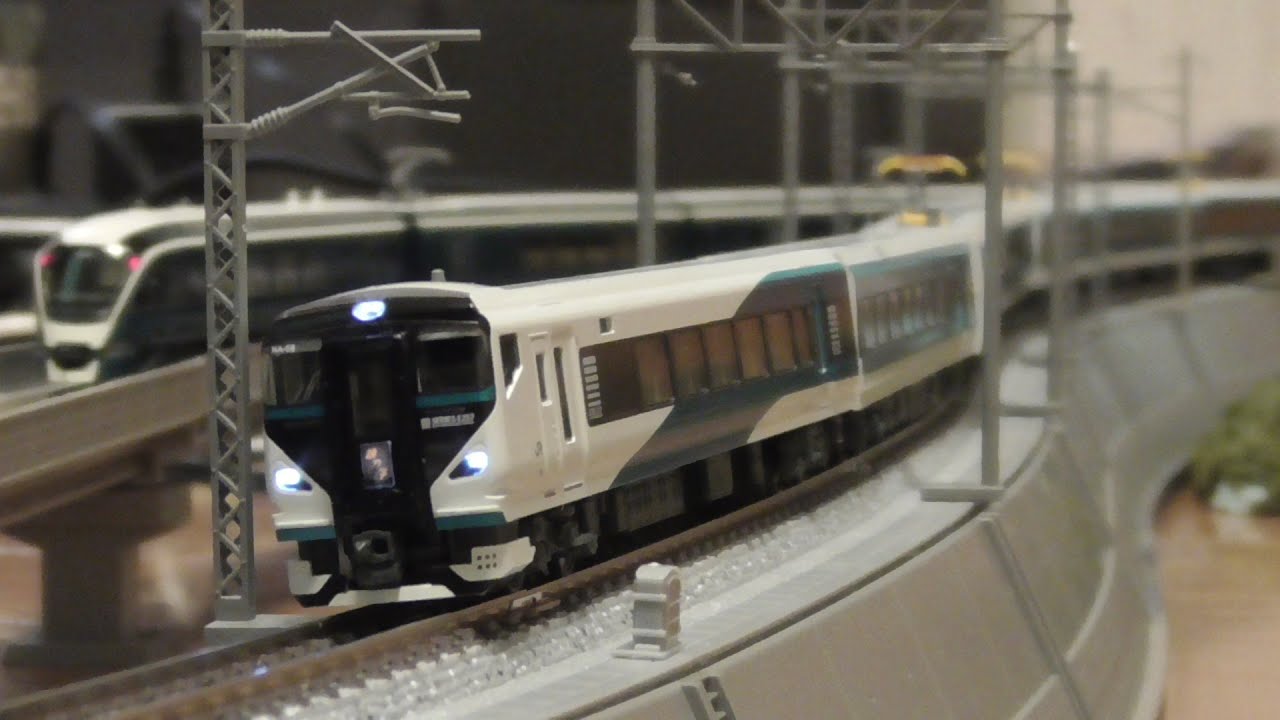 Nゲージ】築堤S字大カーブレールセット - YouTube