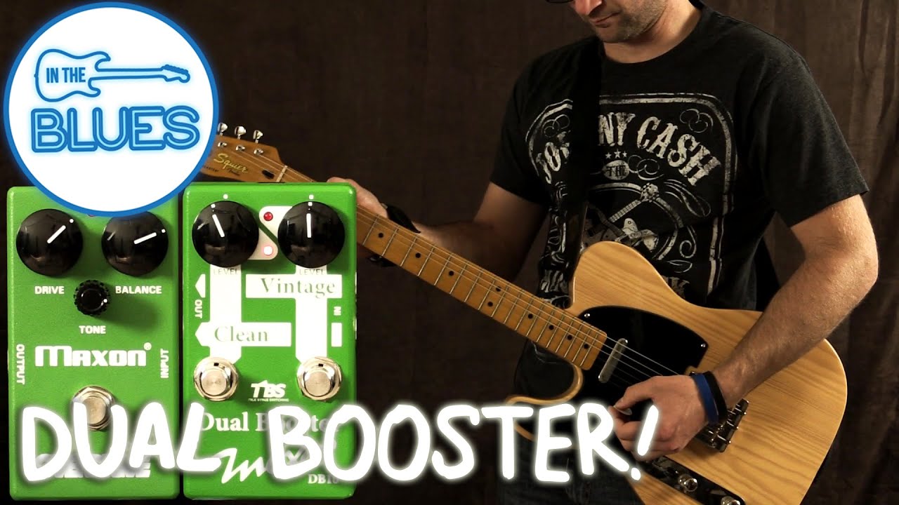 Maxon DB10 Dual Booster Volume Boost Pedal (Clean & Vintage) - YouTube
