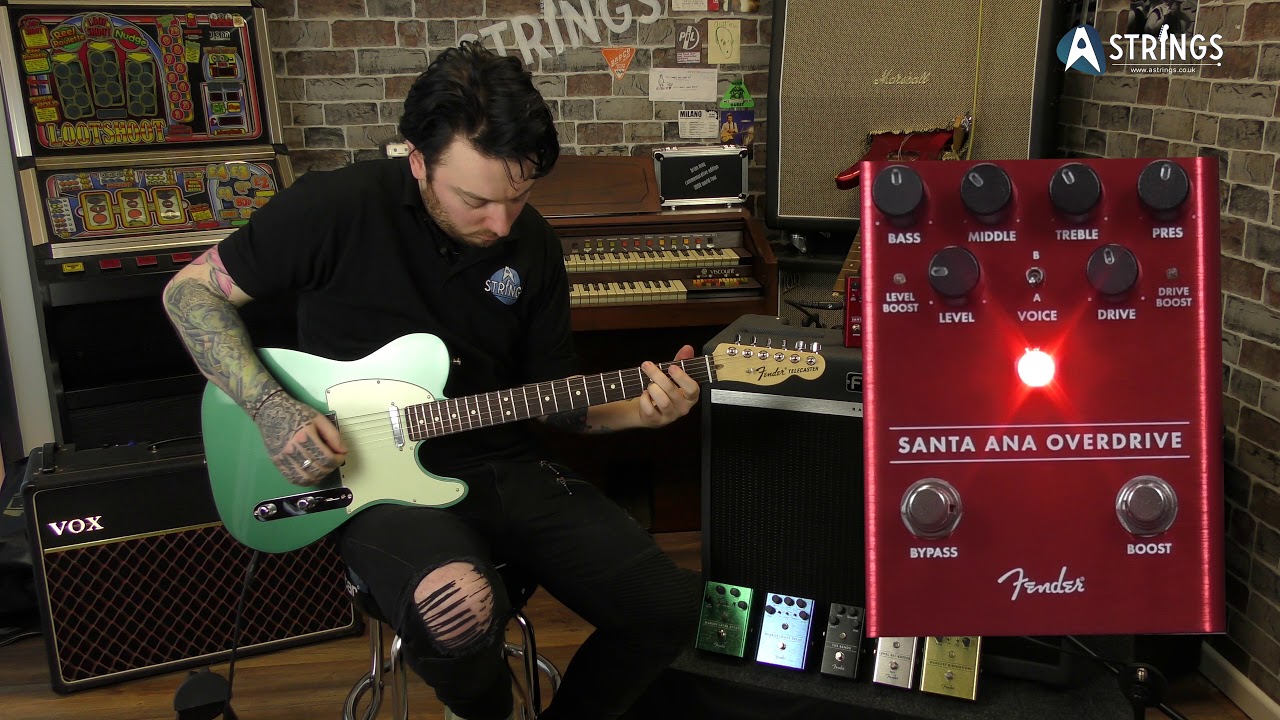 First Look: Fender Santa Ana Overdrive Pedal - YouTube