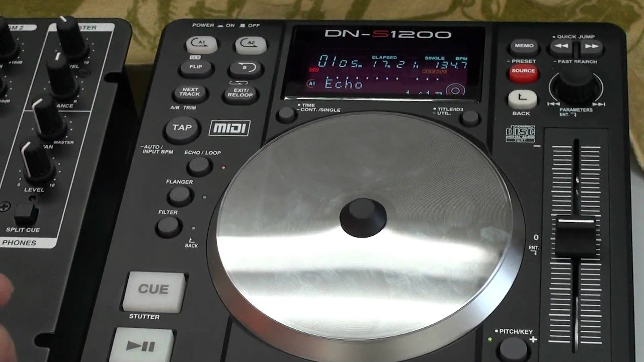 DENON DJのDN-S1200でtraktorを動かす。2/5 - YouTube