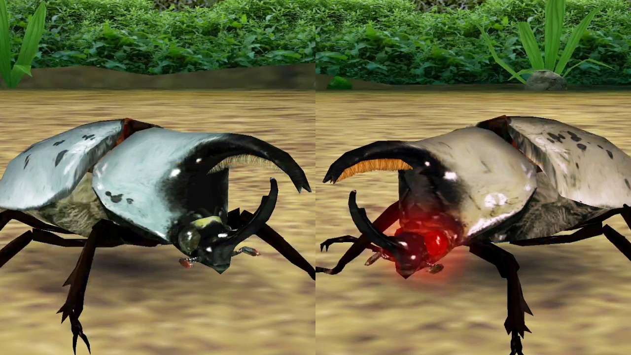 甲虫王者ムシキング - 1 VS 1 対戦モード - ネブ博士グラント