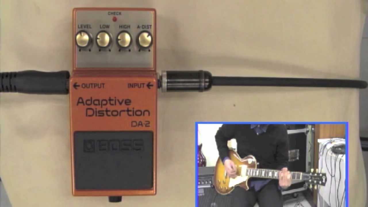 試奏動画】BOSS DA-2 Adaptive Distortion ギターエフェクター - YouTube
