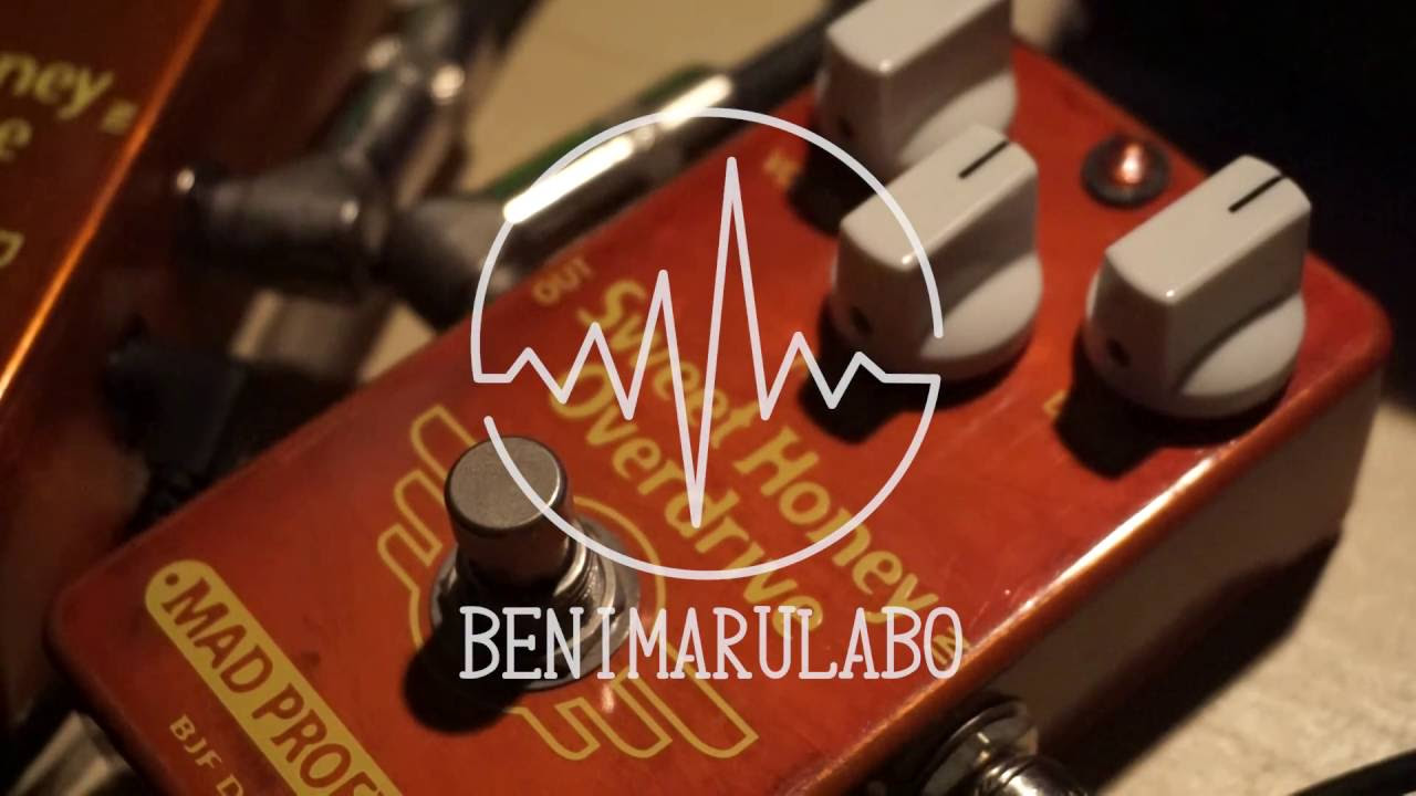 Mad Professor Sweet Honey Overdrive with Fat Bee mod - YouTube