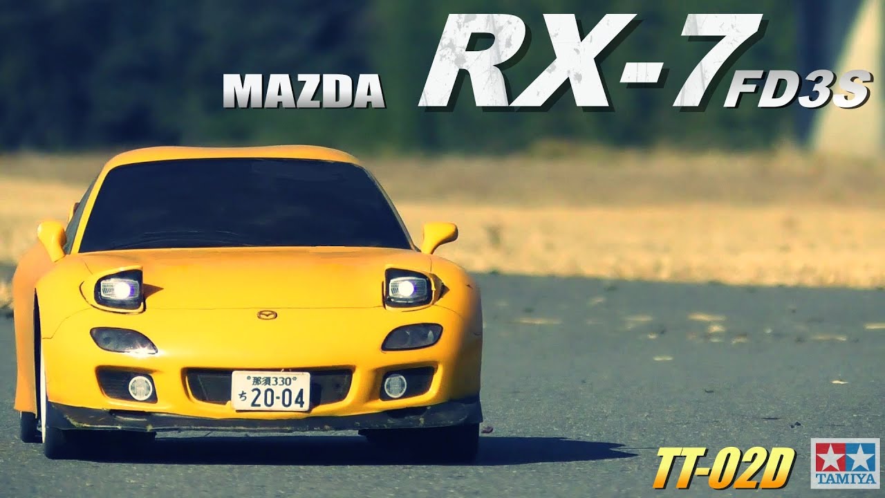 タミヤTT-02D RX-7が欲しくなるビデオ WANT TT-02D? MAZDA RX-7 - YouTube