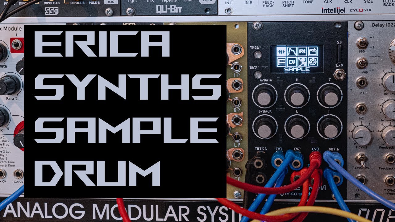 ERICA SYNTHS SAMPLE DRUM BRINGS THE APOCALYPSE - YouTube