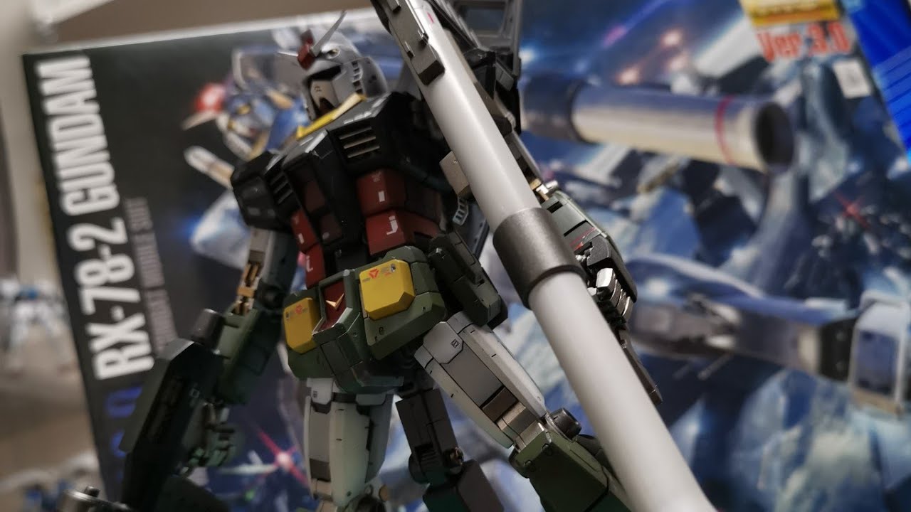 MG RX-78-2 GUNDAM VER 3.0 (大河原邦男配色分享) - YouTube