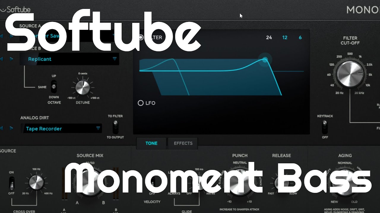 Monoment Bass by Softube (No Talking) - YouTube