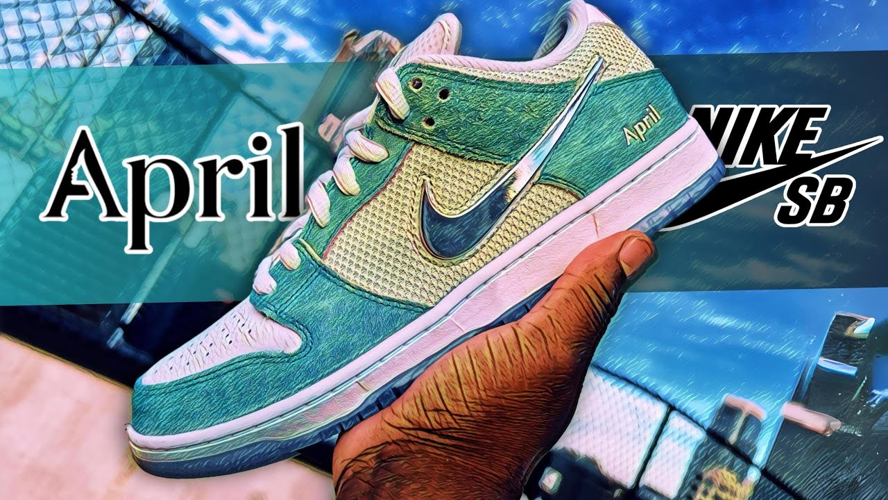 April Skateboard x Nike SB Dunk Low Pro Review and On Foot - YouTube