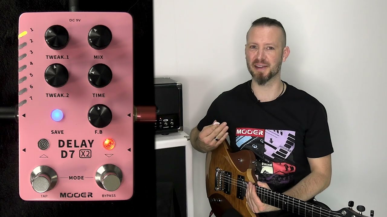 Mooer D7 X2 Delay - Multi-Delay - YouTube