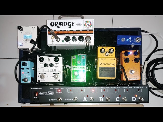 JOYO PXL-8 Switching System (no talking) | gear demo - YouTube