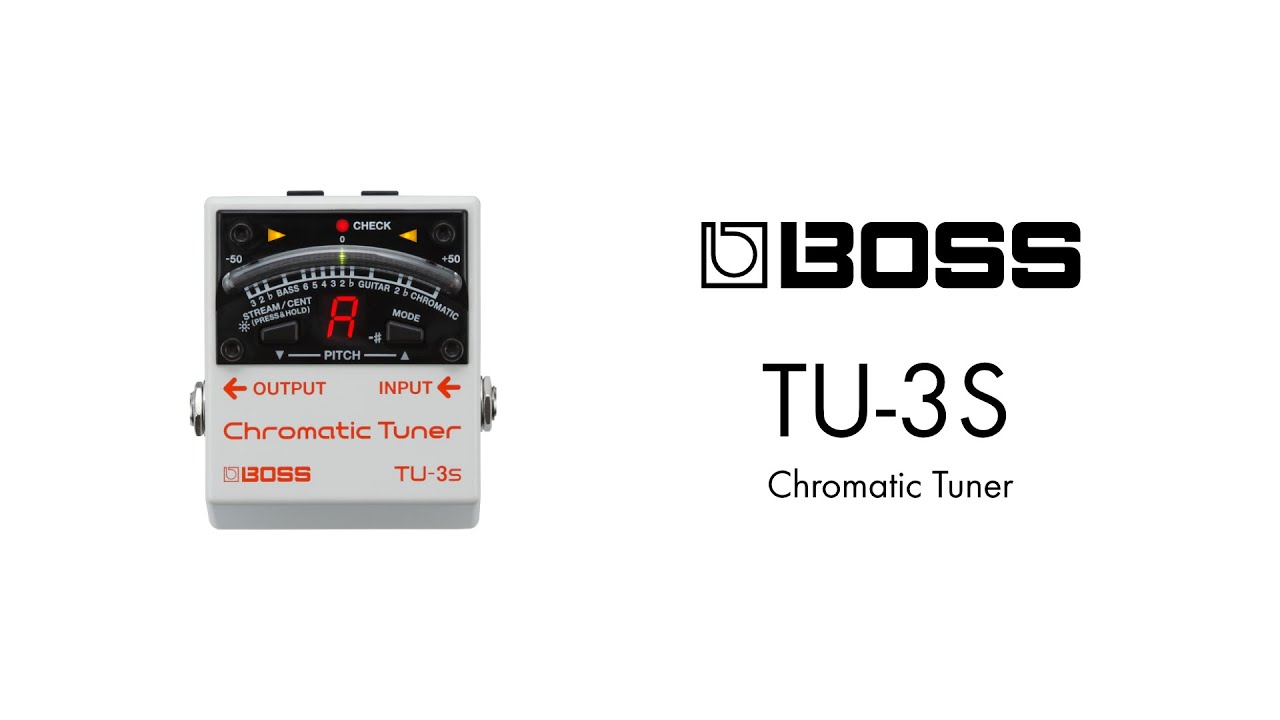 エフェクター 試奏動画】BOSS TU-3S Chromatic Tuner チューナー - YouTube
