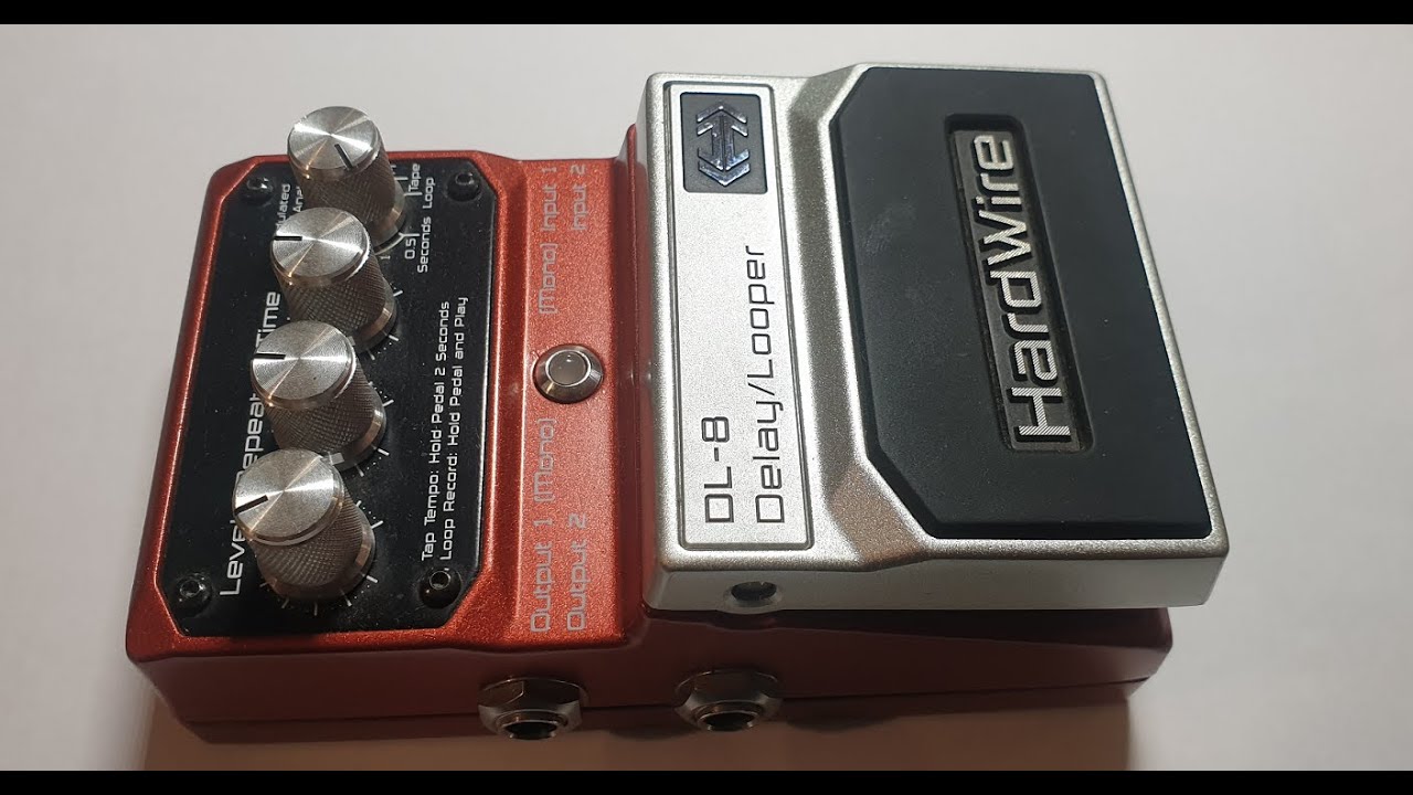 DigiTech DL 8 Delay Looper HardWire repair - YouTube