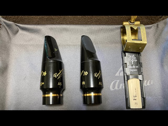 ⑯⑰アルト マウスピース吹き比べ8 ⑯ヴァンドレンV16 A5S+🆚⑰ヴァン