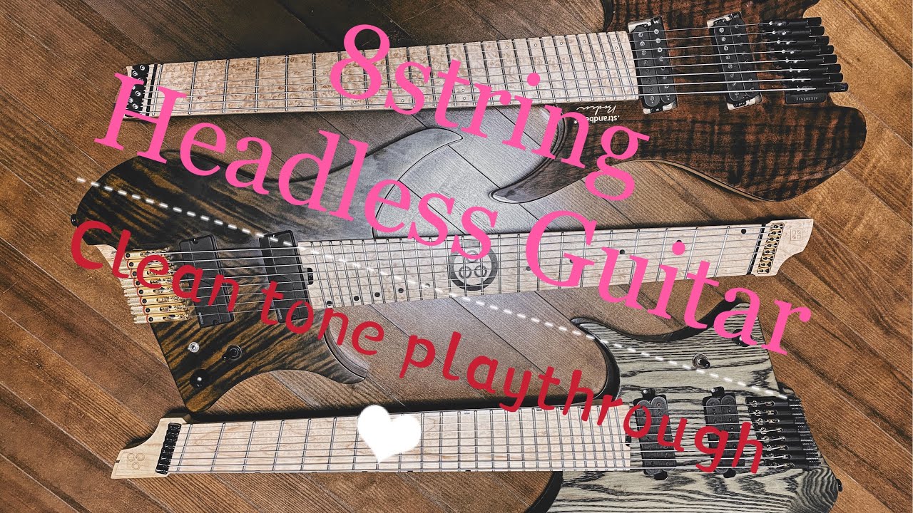 8弦ヘッドレスギターを弾き比べてみた【GOC Guitars / Strandberg
