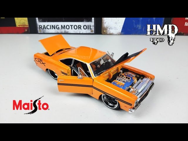 1970 Plymouth GTX, Custom Shop Edition, Maisto 1:25 Diecast Car