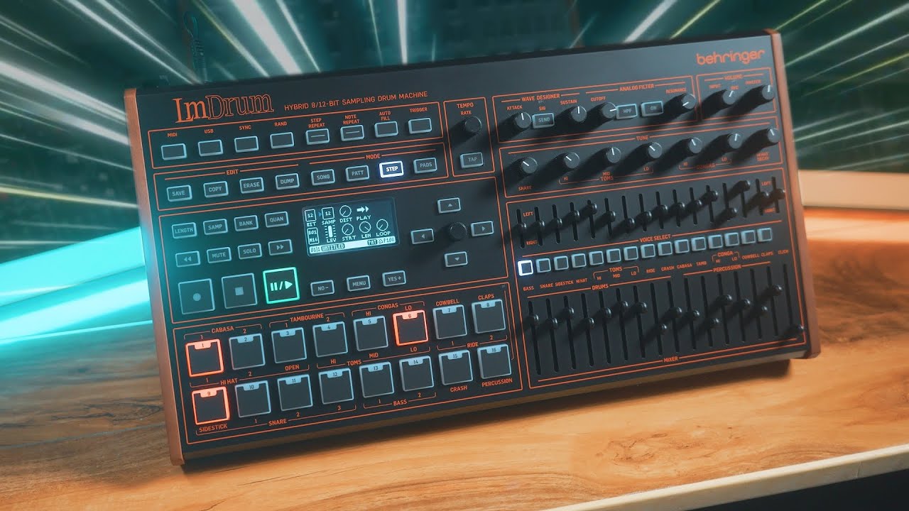 Open Box Behringer LmDrum Hybrid Sampling Drum Machine | Guitar Center
