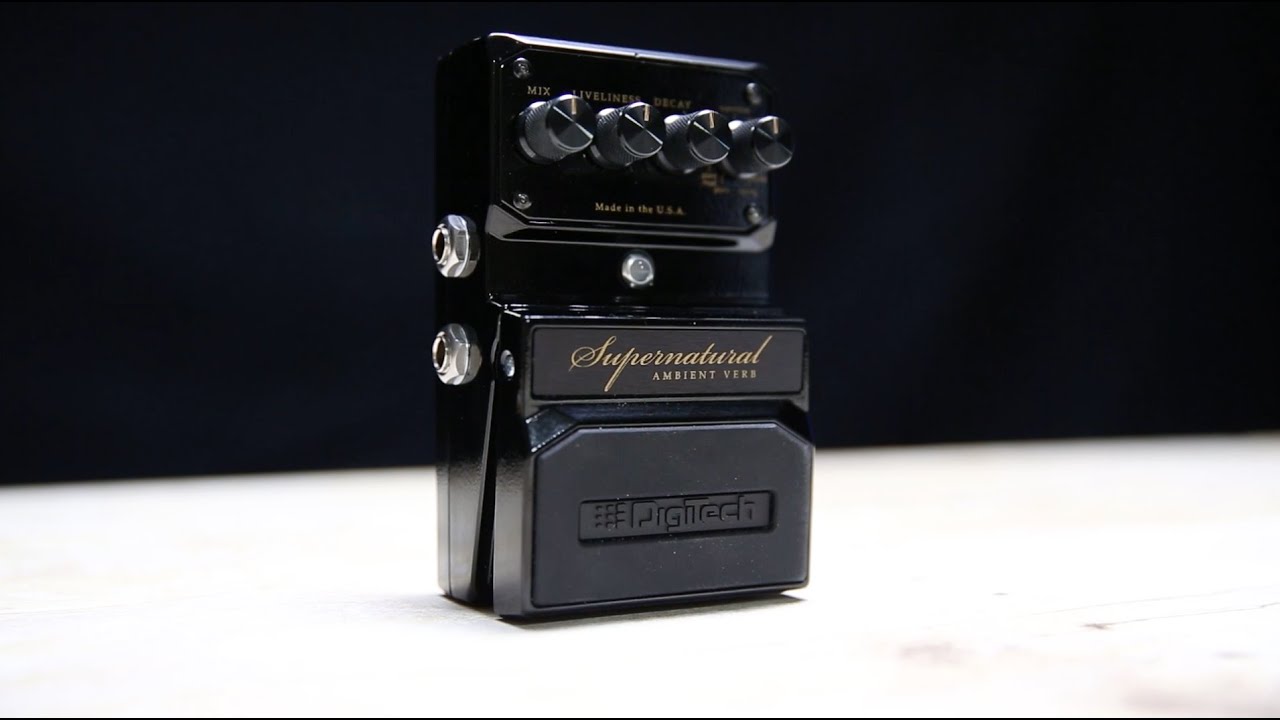 DigiTech HardWire Supernatural Ambient Verb Pedal gear review By