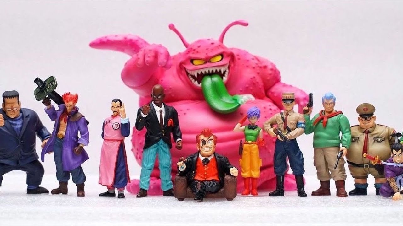 Unboxing Pink Monster Buyon (ブヨン) - Red Ribbon Army (レッド