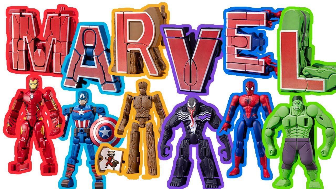 超変換!!もじバケる MARVEL Complete Box 開封 MOJIBAKERU マーベル