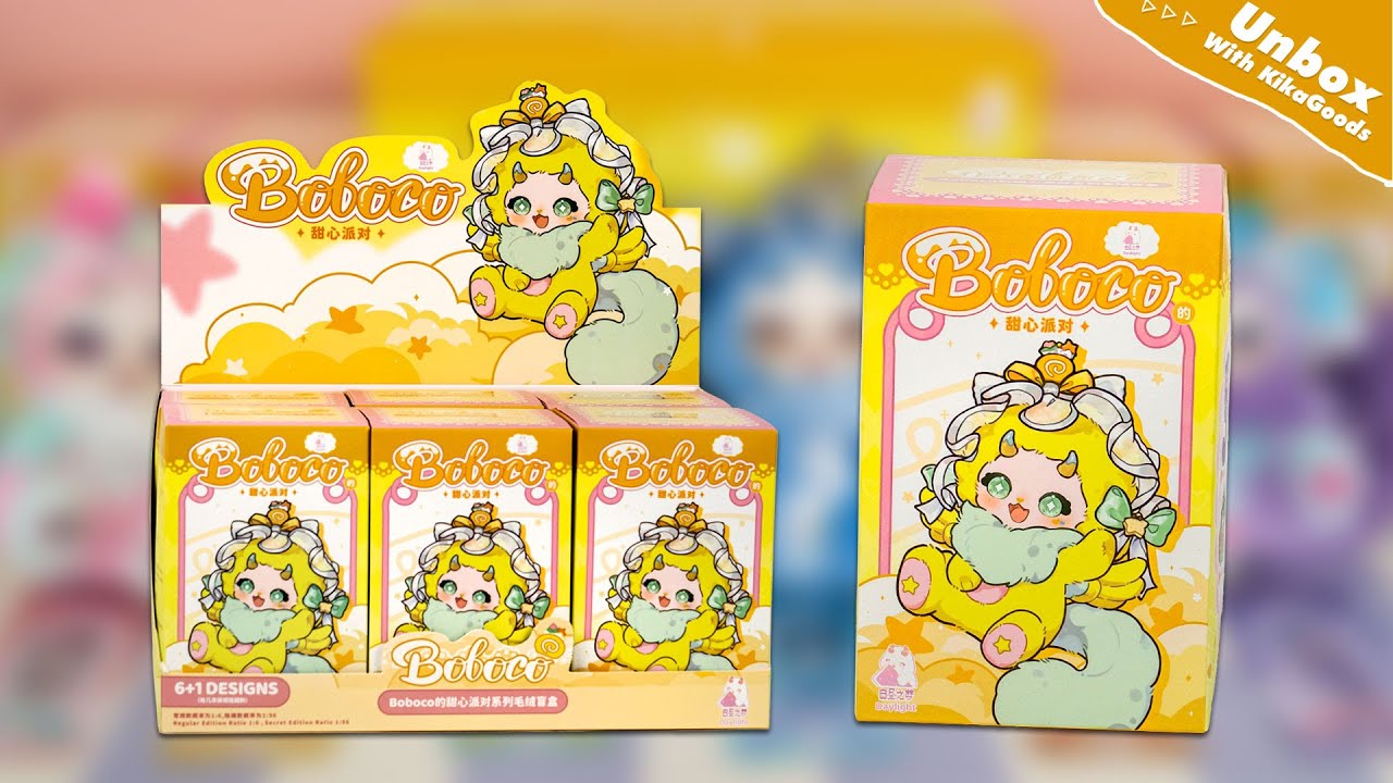 Unboxing Boboco's Sweetheart Party Series Plush Blind Box