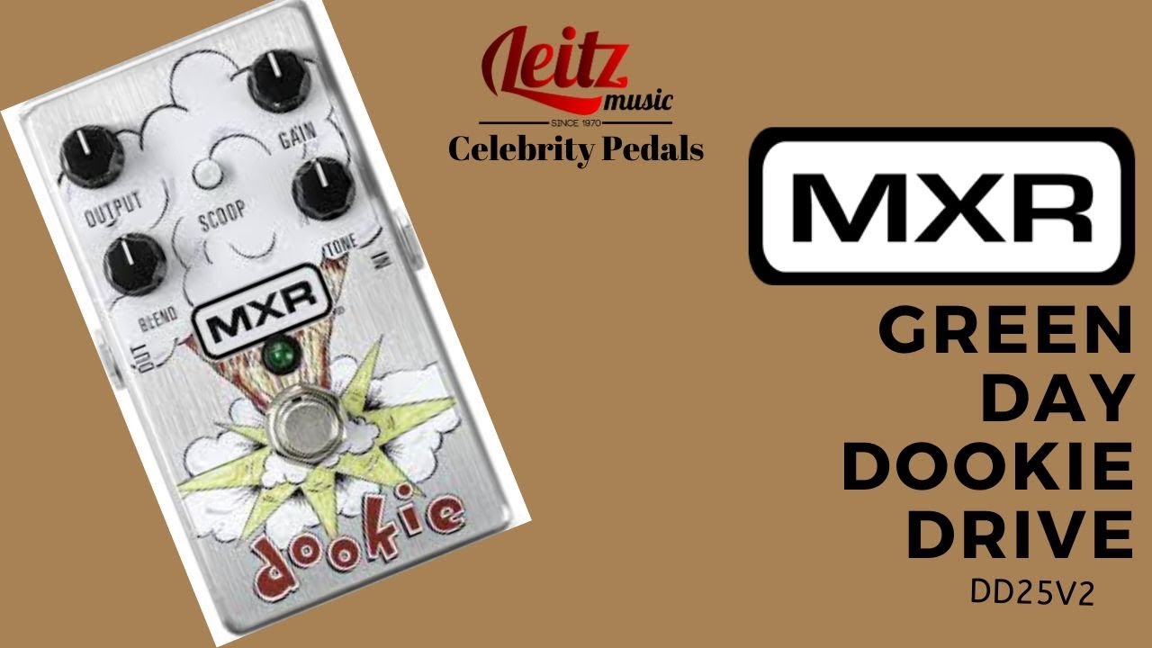 MXR Green Day Dookie Drive DD25V2 | Celebrity Pedals - YouTube