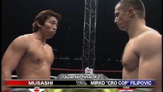 Musashi vs. Mirko CroCop - K-1 GP '99 FINAL - YouTube