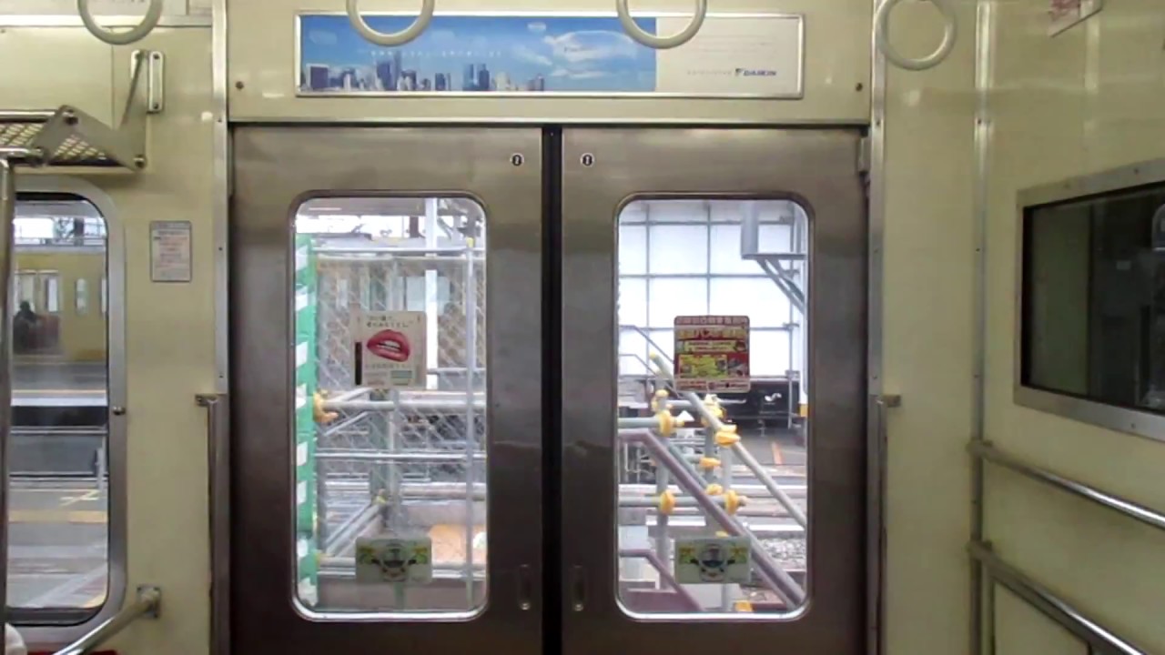 西武新2000系ドアチャイム無しのドア開閉集 - YouTube