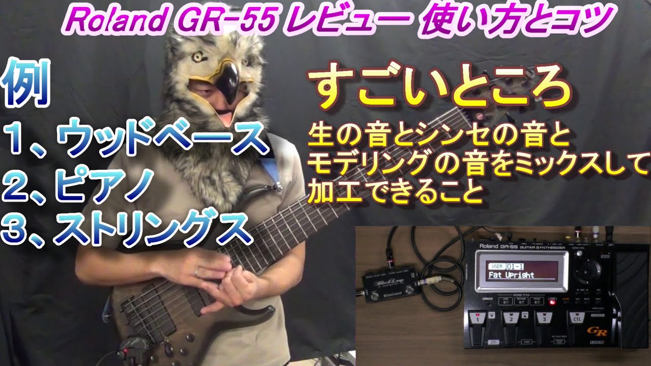最強の機材！】《使い方とコツ》Roland GR-55 Guitar & Bass