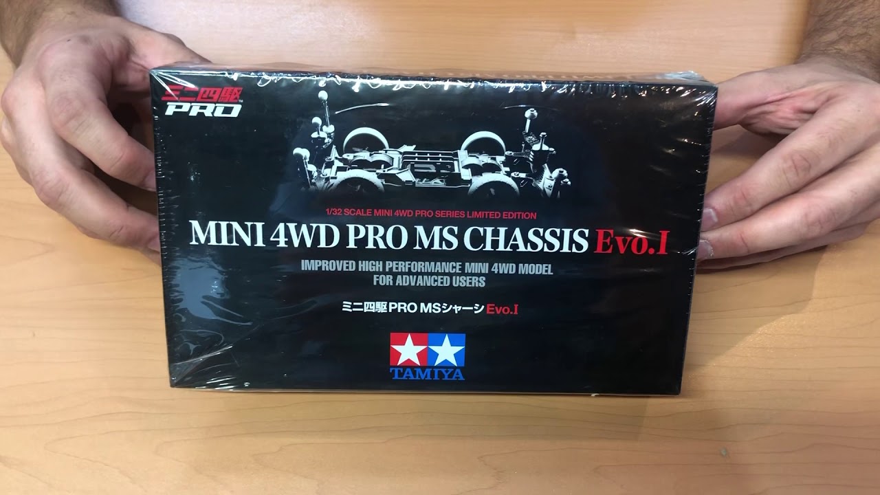 Unboxing Tamiya Mini 4WD PRO MS Chassis Evo. I - YouTube