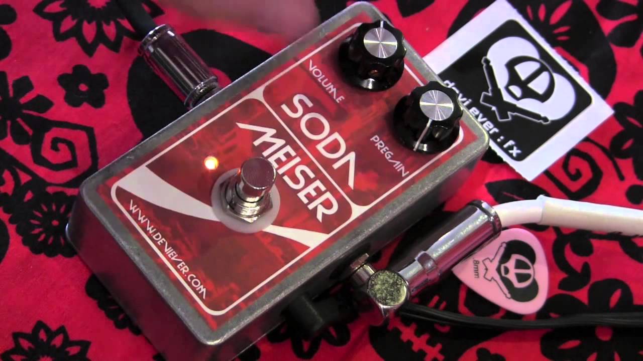 Devi Ever Soda Meiser Fuzz guitar effects pedal demo - YouTube