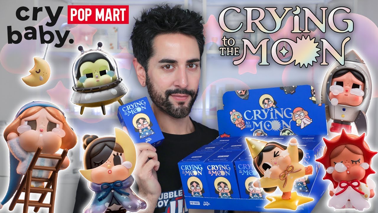 Pop Mart CRYBABY Crying to the Moon 🌙 Blind Box Unboxing (Full