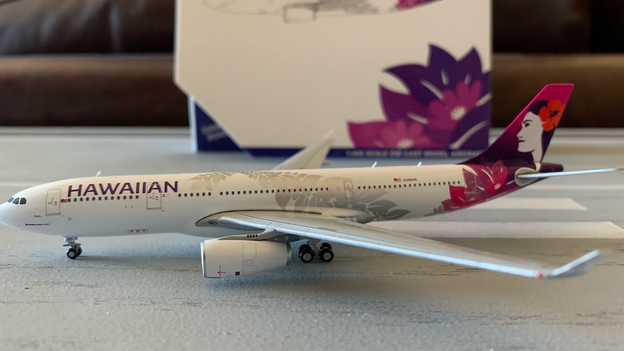 Gemini Jets Hawaiian Airlines Airbus A330-200 1/400 Model Review