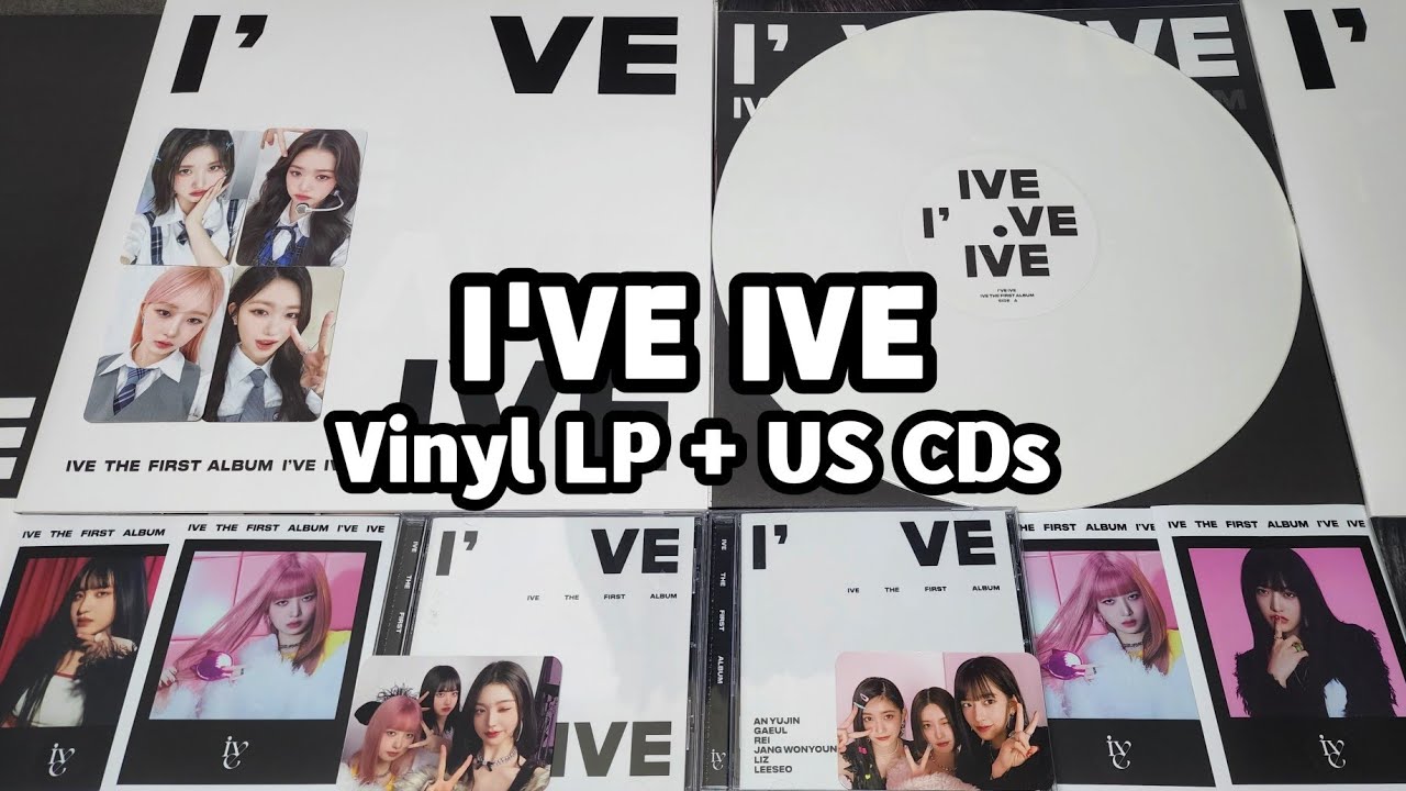 Unboxing] IVE - I'VE IVE 1st Full Album (Vinyl LP ver. + US CD ver