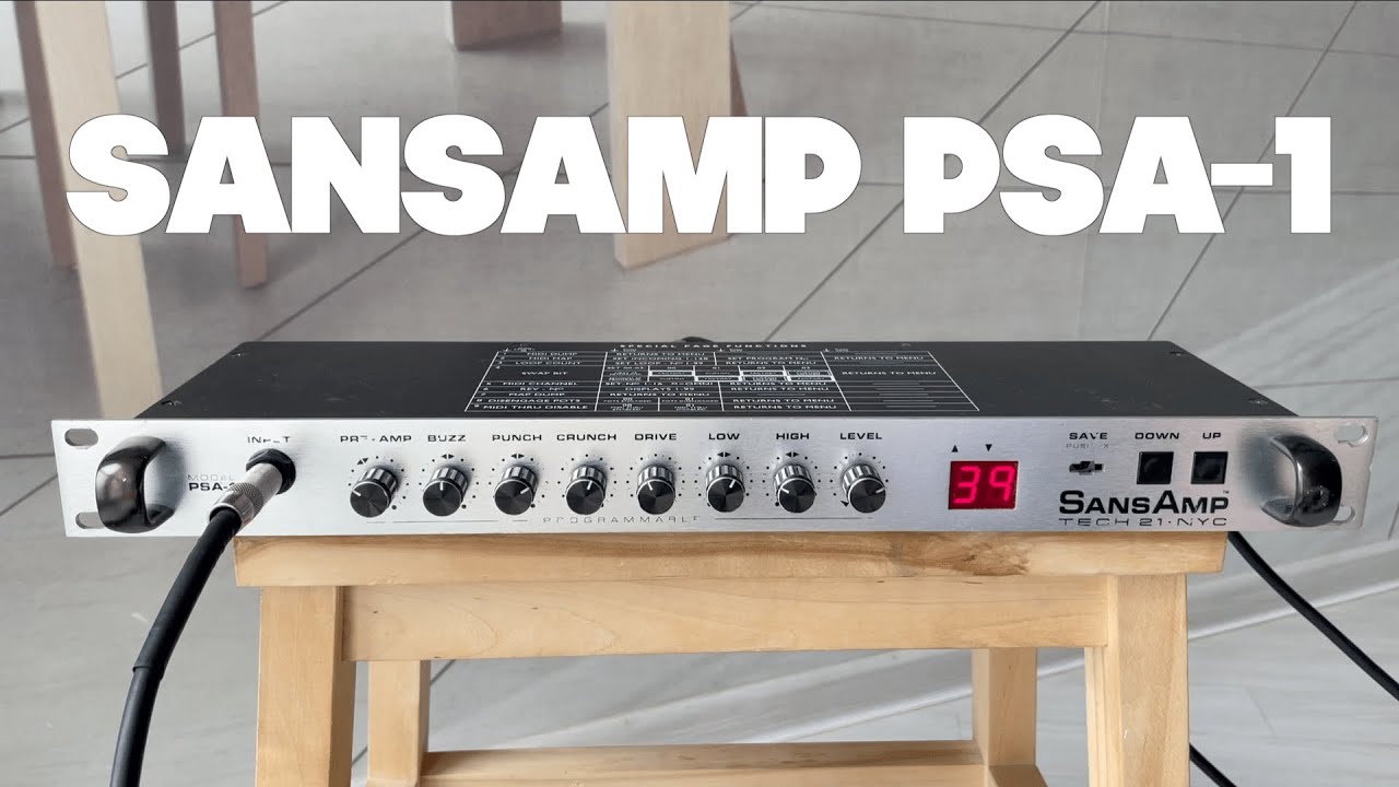 Tech 21 SansAmp PSA-1 - YouTube