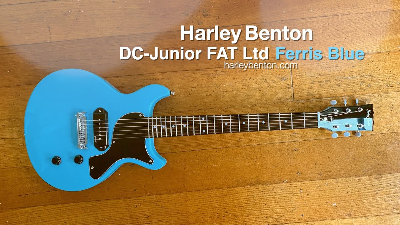 Harley Benton: DC Junior FAT Ltd Ferris Blue - YouTube