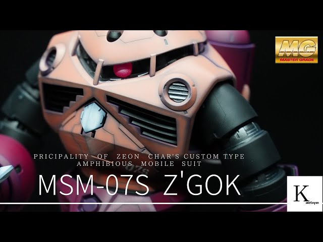The Red Comet's amphibious MS! The MG Char's Z'Gok is created with