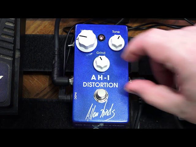 Bob Burt AH 1 Distortion Pedal Allen Hinds - YouTube
