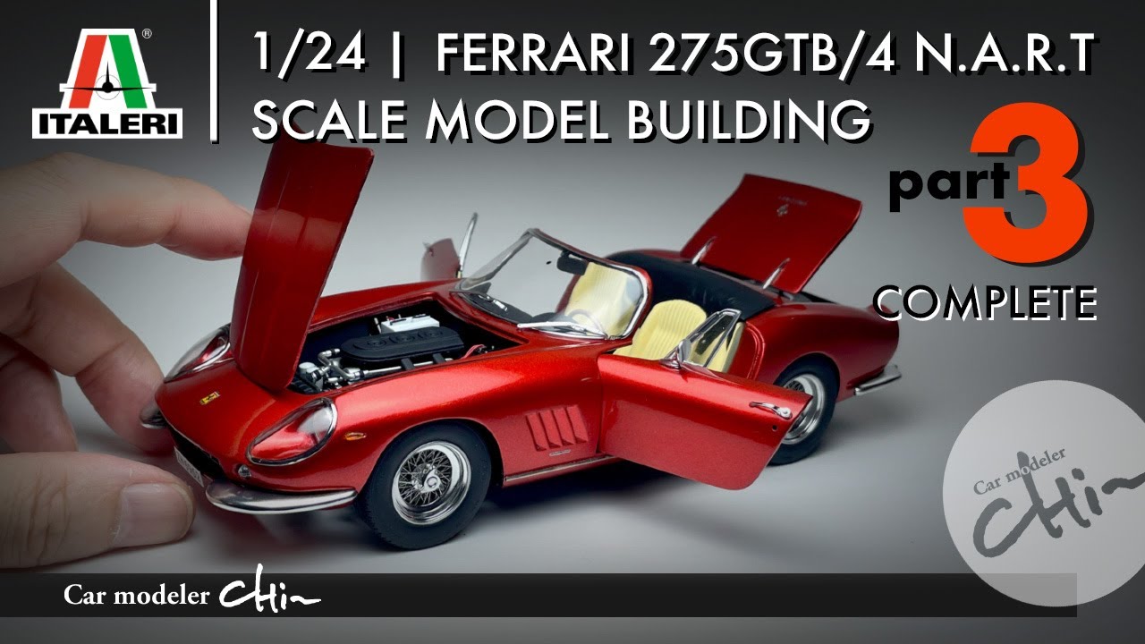 ITALERI | FERRARI 275GTB/4 | BUILDING Part-3 | COMPLETE - YouTube