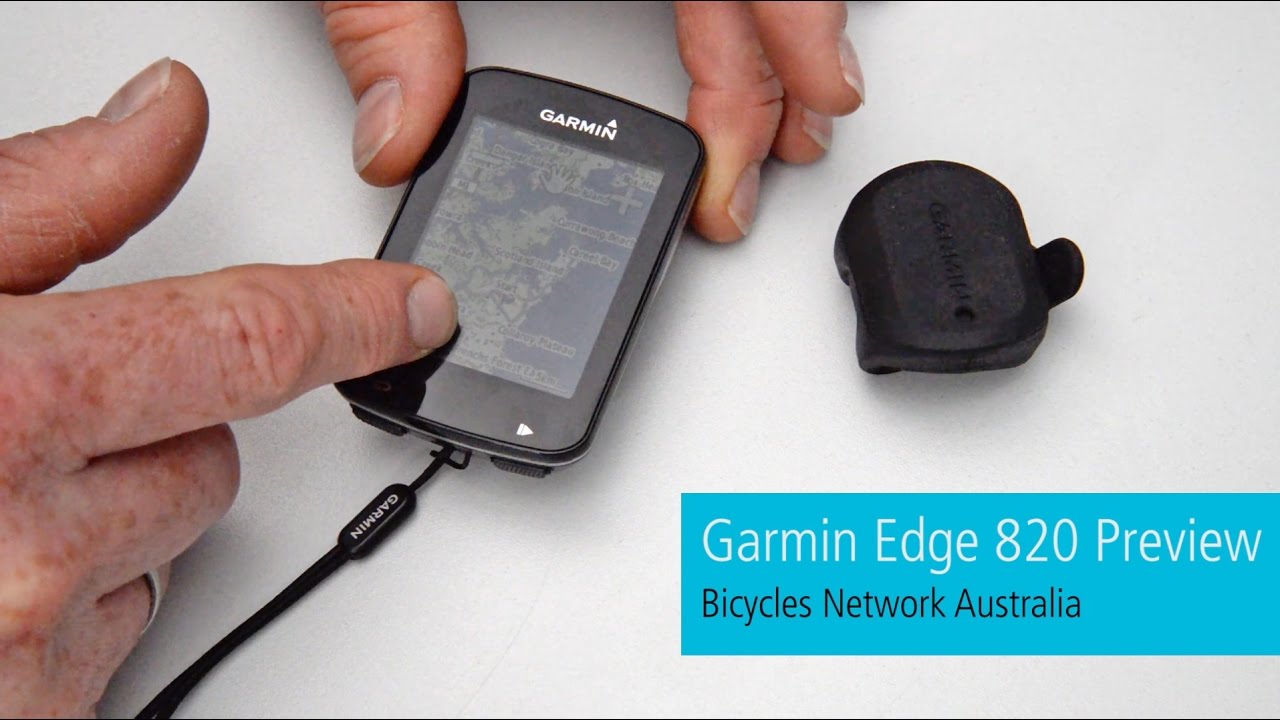 First Look - Garmin Edge 820 - YouTube