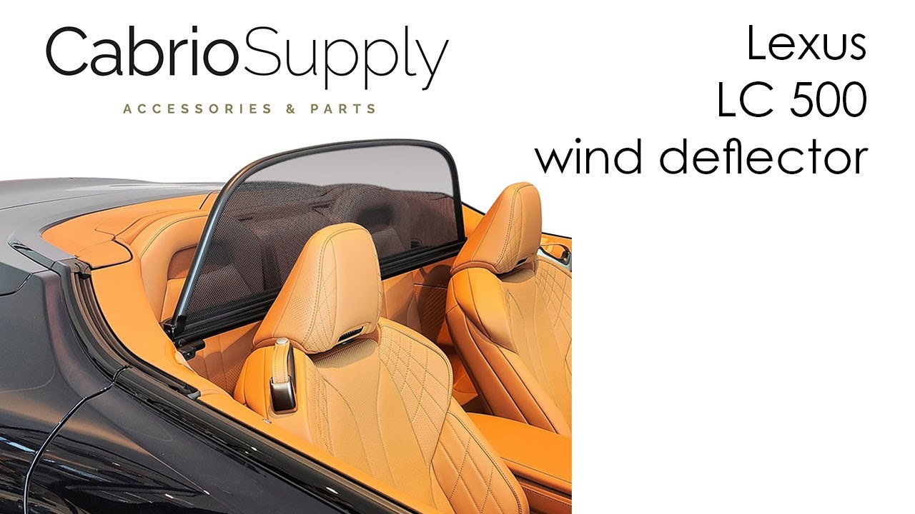 Aluminum Wind Deflector Lexus LC 500 2021-2025 500 - Drive lighter