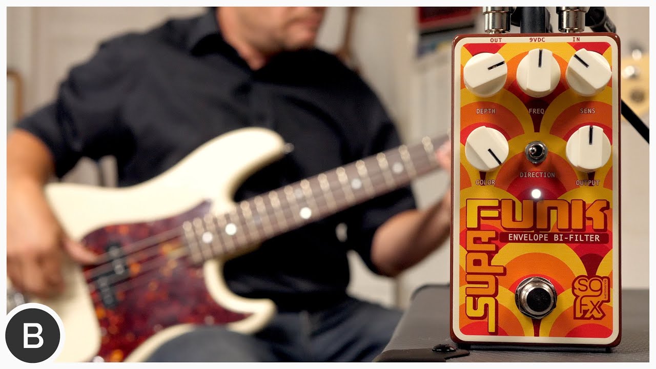 SolidGoldFX SUPA FUNK ENVLEOPE FILTER [BASS DEMO] - YouTube
