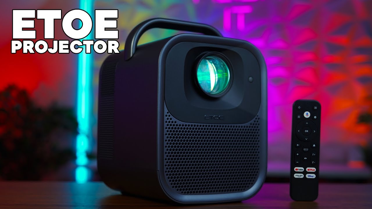 ETOE Seal Pro Android TV 11.0 Projector with Auto Focus, 1000 ANSI