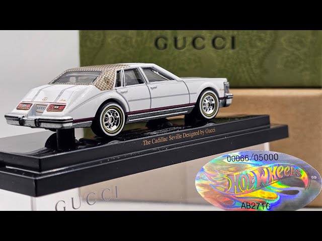 Hot Wheels x Gucci – Cadillac Seville #66/5000 🐍💎#HotWheels