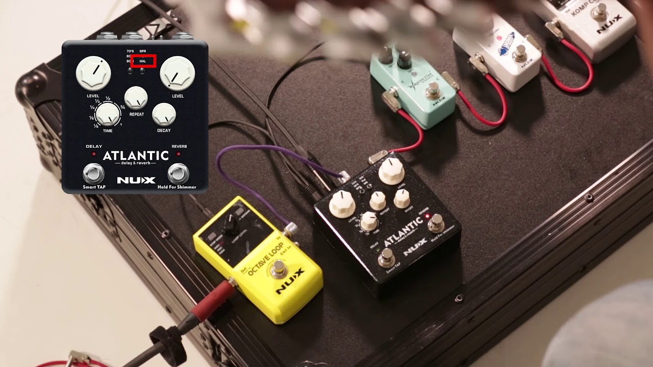 NUX NDR-5 Atlantic Delay/Reverb Pedal – Stompbox.in