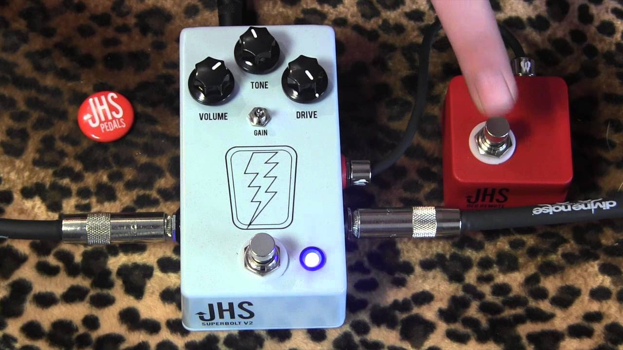 JHS Pedals SUPER BOLT V2 overdrive demo with Telecaster (and Red