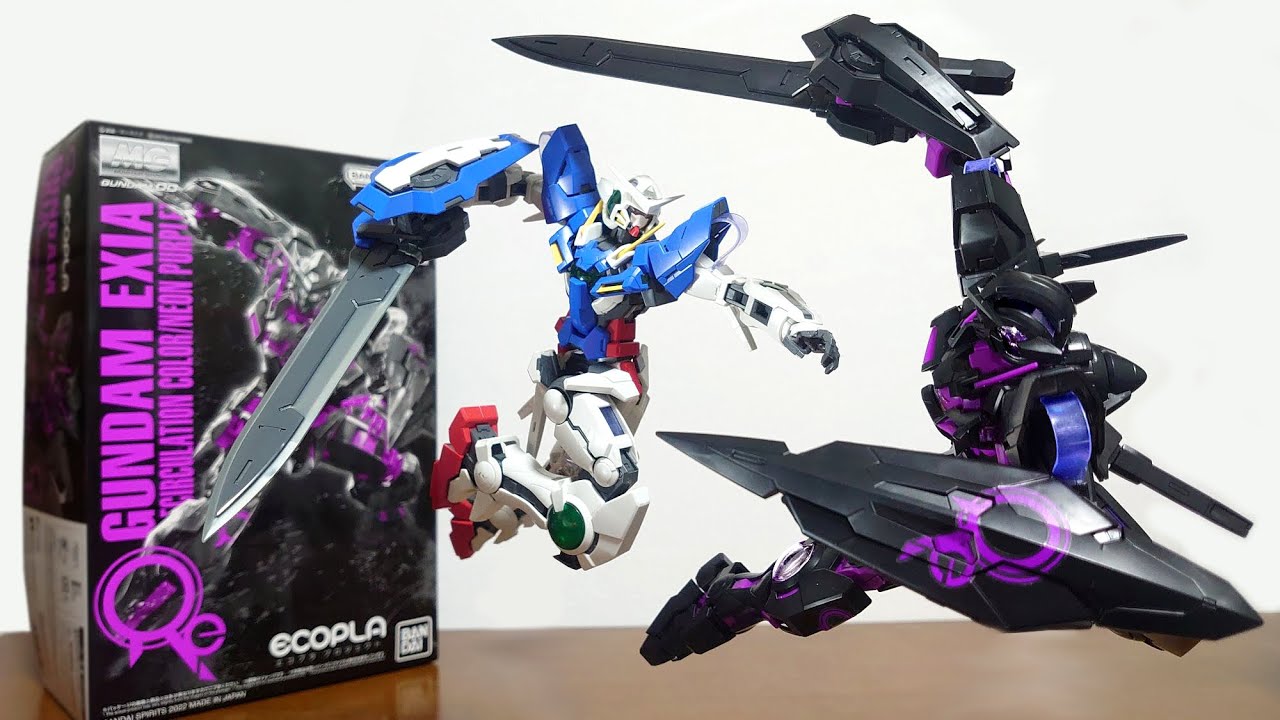 Jet Black Exia!) MG 1/100 Gundam Exia [Recirculation Color/Neon