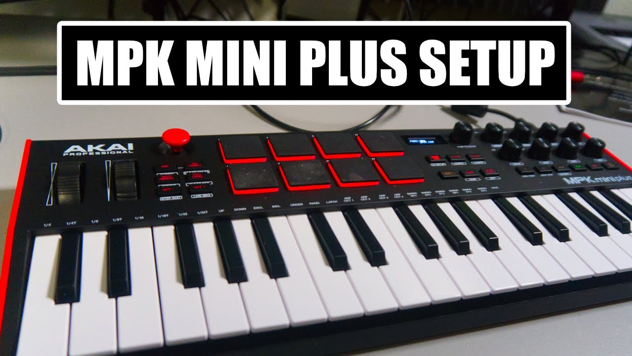 AKAI MPK MINI PLUS Complete Setup - Registration, Software