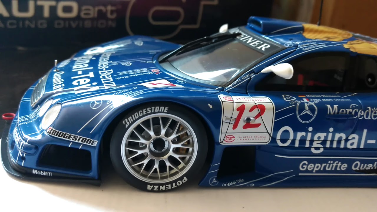 Autoart 1/18 Mercedes Benz CLK GTR AMG - YouTube