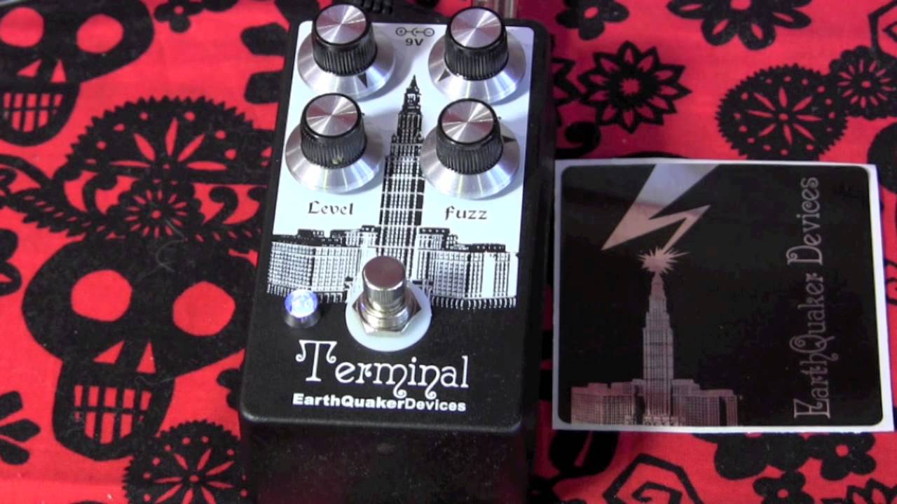 EarthQuaker Devices TERMINAL FUZZ guitar pedal demo with SG