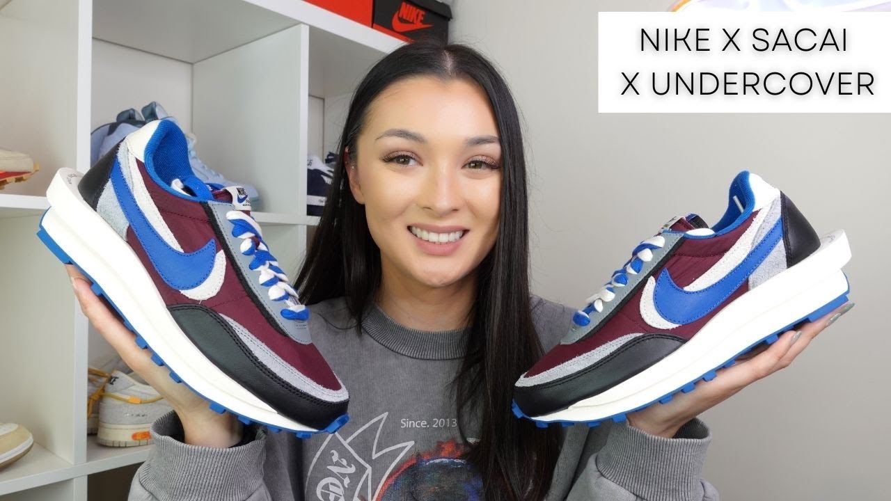 NIKE X SACAI X UNDERCOVER NIGHT MAROON AND TEAM ROYAL UNBOXING